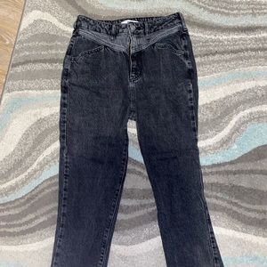 Two toned black jeans